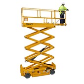 מעלית מספריים חשמלית באורך 20 רגל